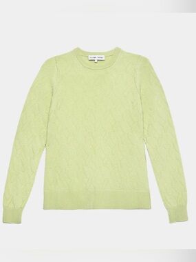 YLiana Yepez Citron 100% Cashmere Sweater